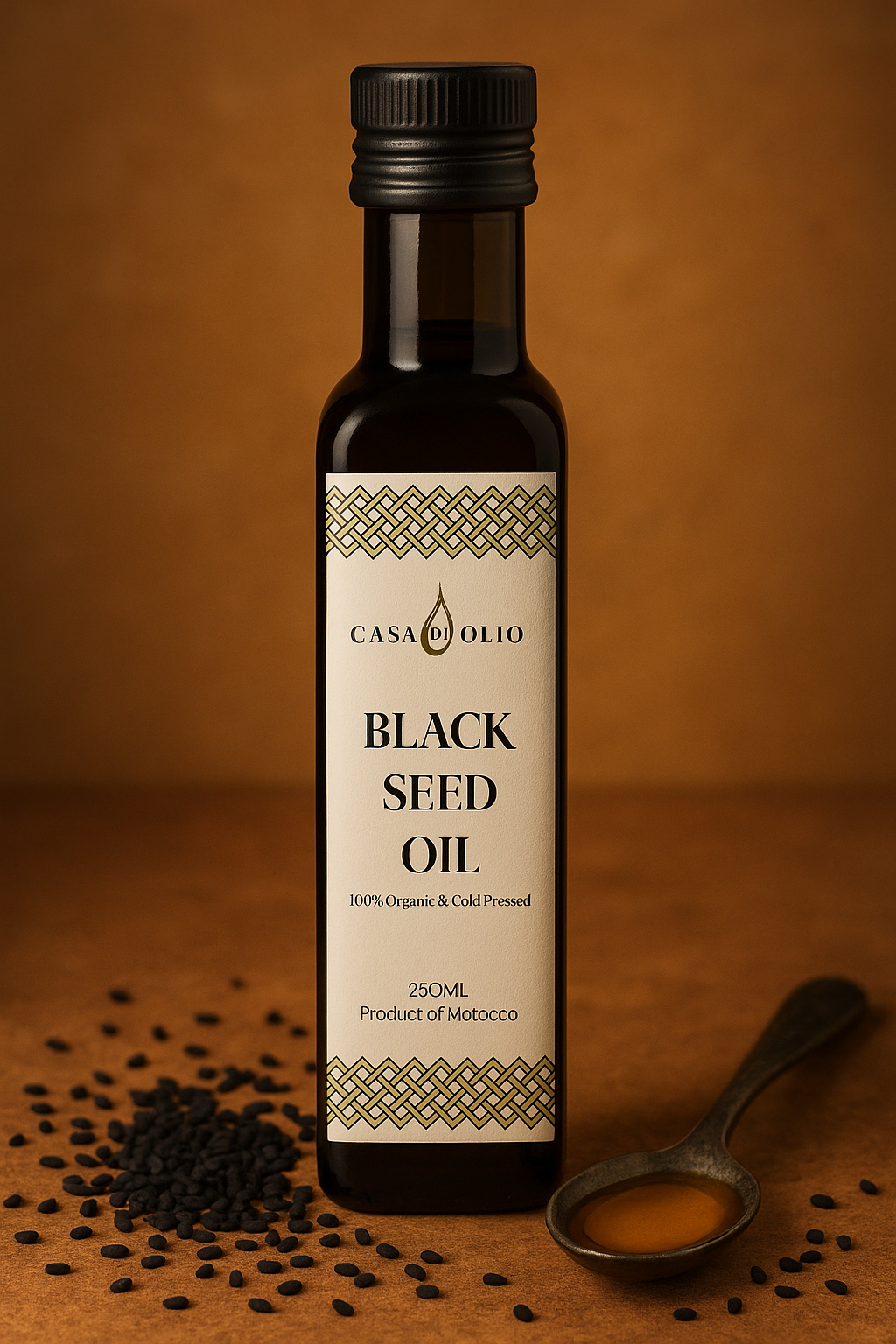 ZWARTZAADOLIE - 250ML